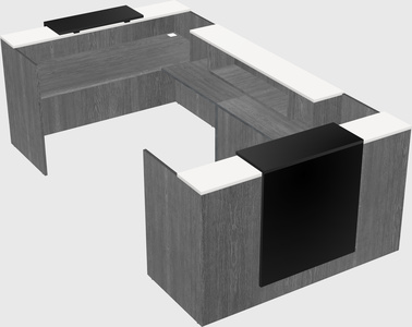 Reception desk u-shape