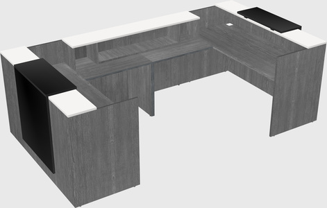 Reception desk u-shape