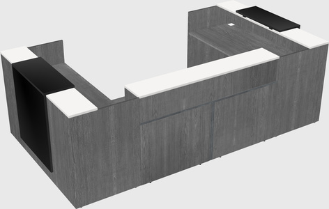 Reception desk u-shape