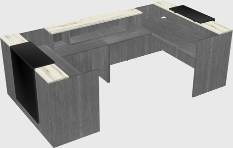 Reception desk u-shape