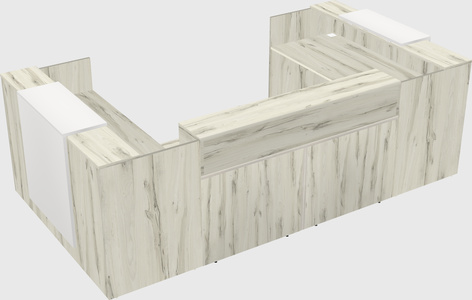 Reception desk u-shape