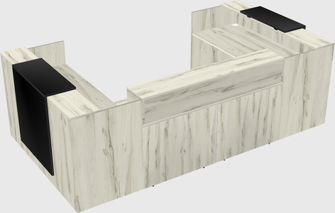 Reception desk u-shape