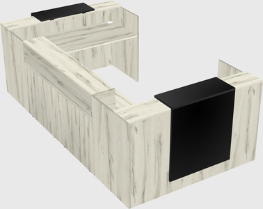 Reception desk u-shape