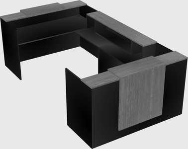 Reception desk u-shape