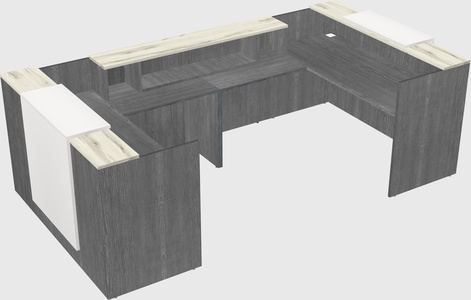 Reception desk u-shape