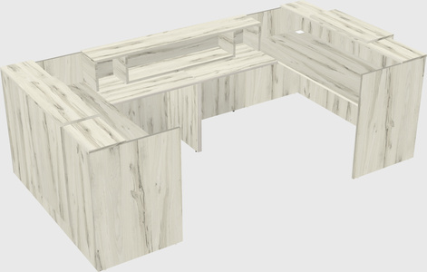 Reception desk u-shape