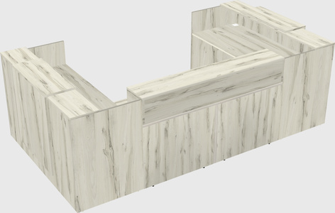 Reception desk u-shape