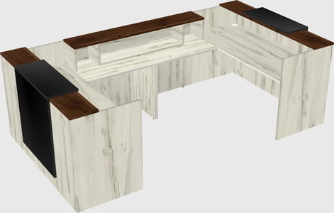 Reception desk u-shape