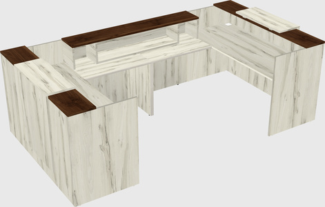 Reception desk u-shape