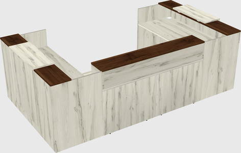 Reception desk u-shape
