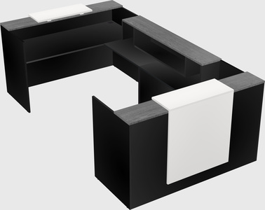 Reception desk u-shape