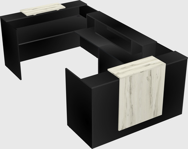 Reception desk u-shape