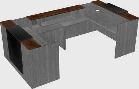 Reception desk u-shape