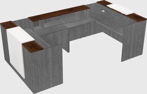 Reception desk u-shape