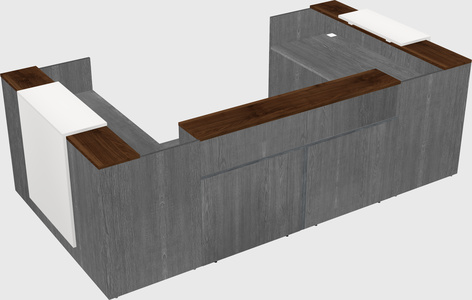 Reception desk u-shape