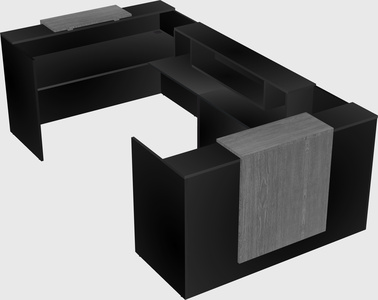Reception desk u-shape