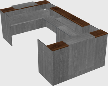 Reception desk u-shape