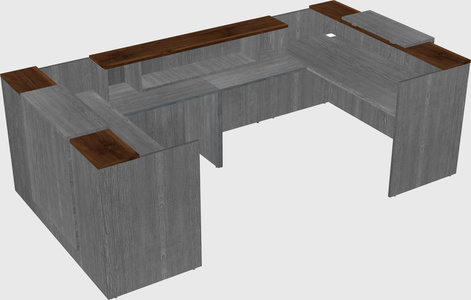Reception desk u-shape
