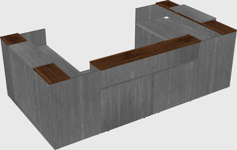 Reception desk u-shape