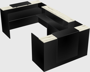 Reception desk u-shape