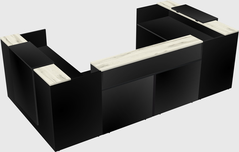 Reception desk u-shape