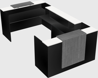 Reception desk u-shape