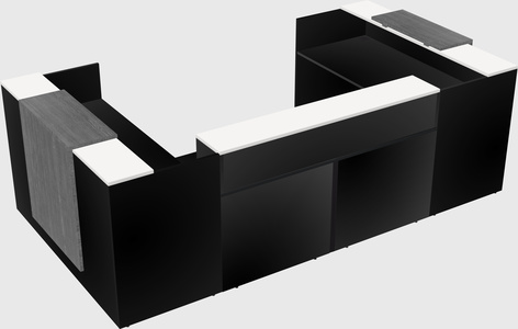 Reception desk u-shape