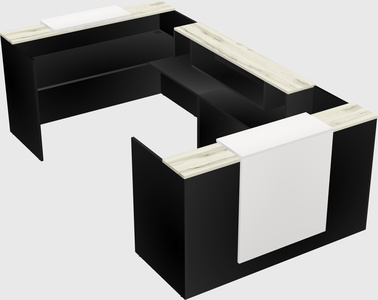 Reception desk u-shape