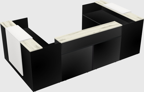 Reception desk u-shape