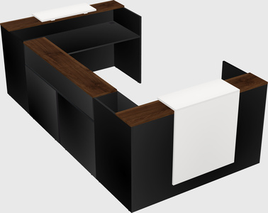 Reception desk u-shape
