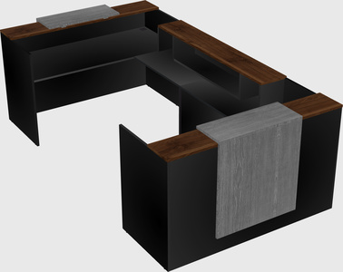 Reception desk u-shape