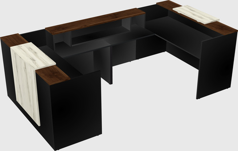 Reception desk u-shape