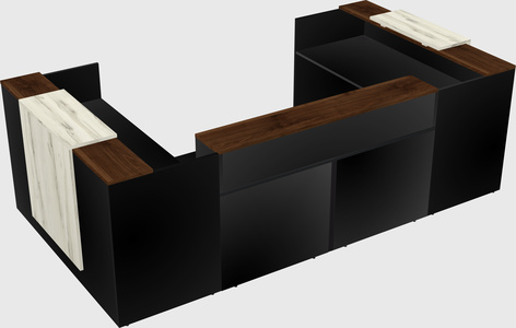 Reception desk u-shape