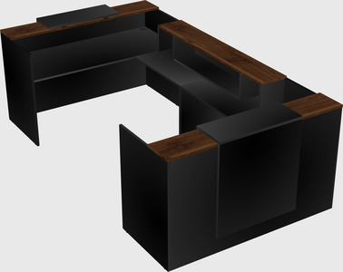 Reception desk u-shape