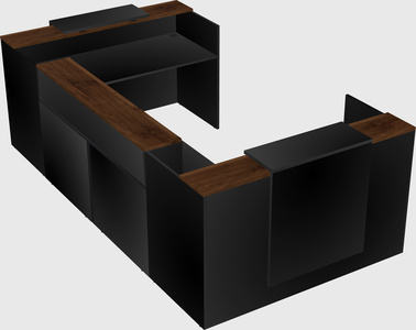 Reception desk u-shape