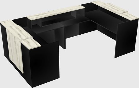 Reception desk u-shape
