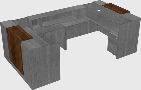 Reception desk u-shape