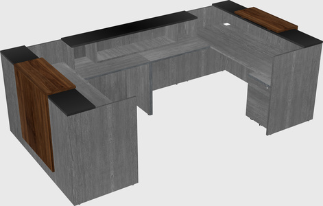 Reception desk u-shape