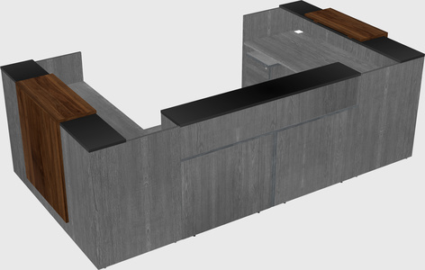 Reception desk u-shape