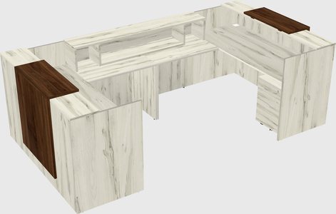 Reception desk u-shape