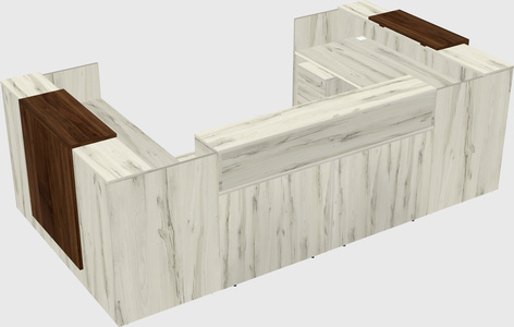 Reception desk u-shape