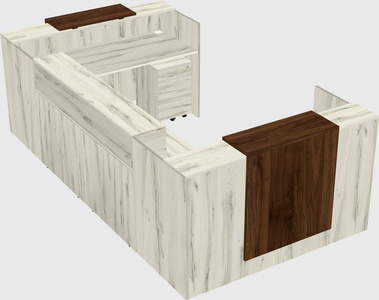 Reception desk u-shape