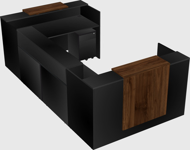 Reception desk u-shape