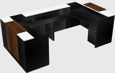 Reception desk u-shape