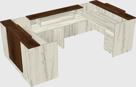 Reception desk u-shape