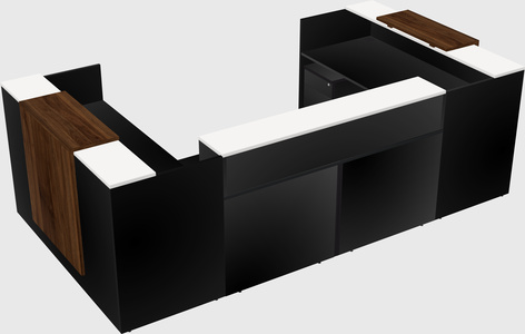 Reception desk u-shape