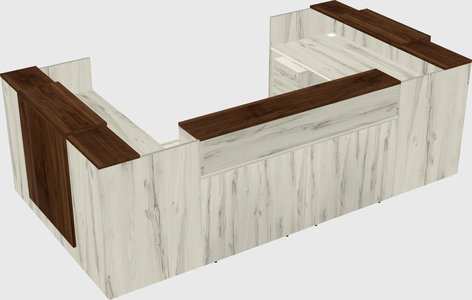 Reception desk u-shape