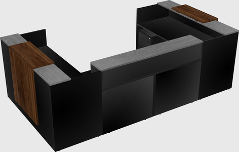 Reception desk u-shape