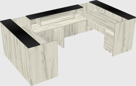 Reception desk u-shape