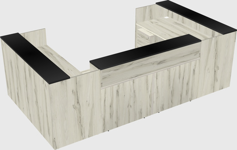 Reception desk u-shape